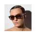 OKKIA Sonnenbrille Seletti Dakota Classic Havanna, Green lens