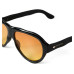 OKKIA Sonnenbrille Seletti Florida Black, Yellow gradient lens