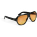 OKKIA Sonnenbrille Seletti Florida Black, Yellow gradient lens