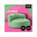 Lumaland Sitzsack-Sofa, 320 l Polyester (PES)/Textil, Hellgrün Lumaland Sitzsack-Sofa, 320 l Polyester (PES)/Textil, Hellgrün