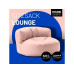 Lumaland Sitzsack-Sofa, 320 l Polyester (PES)/Textil, Hellrosa Lumaland Sitzsack-Sofa, 320 l Polyester (PES)/Textil, Hellrosa