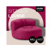 Lumaland Sitzsack-Sofa, 320 l Polyester (PES)/Textil, Weinrot
