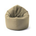 Lumaland Runder Sitzsack 2 in 1, 300 l Polyester (PES), Beige