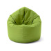 Lumaland Runder Sitzsack 2 in 1, 300 l Polyester (PES), Grün