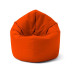 Lumaland Runder Sitzsack 2 in 1, 300 l Polyester (PES), Orange