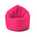 Lumaland Runder Sitzsack 2 in 1, 300 l Polyester (PES), Rosa