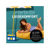 Lumaland Runder Sitzsack 2 in 1, 300 l Polyester (PES), Gelb