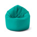 Lumaland Runder Sitzsack 2 in 1, 300 l Polyester (PES), Blau/Türkis