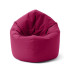 Lumaland Runder Sitzsack 2 in 1, 300 l Polyester (PES), Weinrot