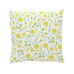 Esschert Design Outdoor-Kissen Blumen 49 x 49 cm, Gelb