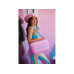 Polarbox Retro Cooler 12 l Bubblegum Pink – Cyan