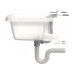 Mateu Ausgussbecken Vela 60 Weiss, Polypropylen