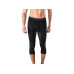 Merino & More Herren Funktionsunterhose 3/4 M, Schwarz
