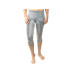 Merino & More Damen Funktionsunterhose 3/4 M, Grau/Hellgrau