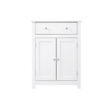VASAGLE Badezimmerregal mit Schublade 60 x 80 cm, Weiss VASAGLE Badezimmerregal mit Schublade 60 x 80 cm, Weiss