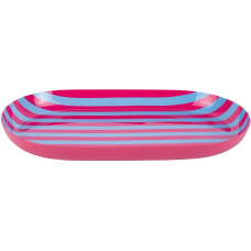 present time Servierplatte Animado Oval Small, Bright pink / Soft blue present time Servierplatte Animado Oval Small, Bright pink / Soft blue