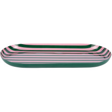 present time Servierplatte Animado Oval Large, Retro green / Soft pink present time Servierplatte Animado Oval Large, Retro green / Soft pink