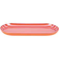 present time Servierplatte Animado Oval Large, Bright orange / Soft pink present time Servierplatte Animado Oval Large, Bright orange / Soft pink
