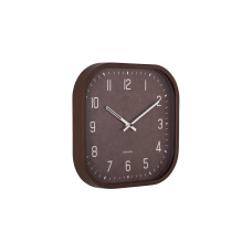 KARLSSON Wanduhr Elemental Cuadrado 30 x 30 cm, Schokoladenbraun KARLSSON Wanduhr Elemental Cuadrado 30 x 30 cm, Schokoladenbraun