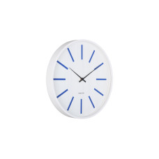 KARLSSON Wanduhr Arruga Retro 40 cm, Weiss/Kobaltblau KARLSSON Wanduhr Arruga Retro 40 cm, Weiss/Kobaltblau
