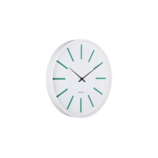 KARLSSON Wanduhr Arruga Retro 40 cm, Weiss/Retrogrün KARLSSON Wanduhr Arruga Retro 40 cm, Weiss/Retrogrün