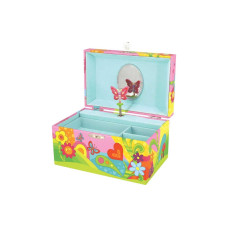 Goki Musikspieldose Schmetterlingswiese Melodie: Over the Rainbow