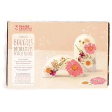 Graine Créative Bastelset Kerzen-DIY-Set Blumenwiese mit getrockneten Blumen Graine Créative Bastelset Kerzen-DIY-Set Blumenwiese mit getrockneten Blumen