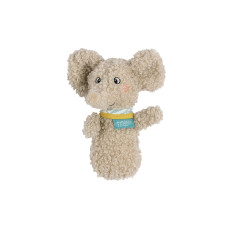 fehn Greifling Mini-Rassel Elefant, Grau, Plüsch / Velours, 12 cm fehn Greifling Mini-Rassel Elefant, Grau, Plüsch / Velours, 12 cm