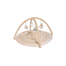 fehn 3-D-Activity-Decke Capybara Beige / Braun, Ø 85 cm