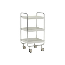House Doctor Bartrolley HDRoll, 42 x 38 x 85 cm, Silber / Weiss House Doctor Bartrolley HDRoll, 42 x 38 x 85 cm, Silber / Weiss