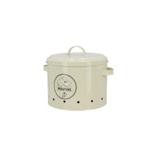 Esschert Design Vorratsdose Kartoffeln Creme rund Esschert Design Vorratsdose Kartoffeln Creme rund