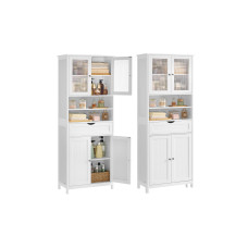 VASAGLE Kommode Landhausstil 30 x 170 cm, Weiss VASAGLE Kommode Landhausstil 30 x 170 cm, Weiss
