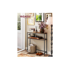 VASAGLE Konsolentisch 80 x 80 cm, Schwarz/Braun VASAGLE Konsolentisch 80 x 80 cm, Schwarz/Braun