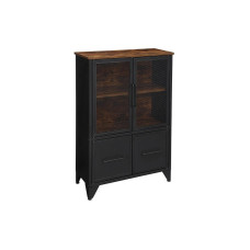 VASAGLE Kommode Industrial 33 x 100 cm, Schwarz VASAGLE Kommode Industrial 33 x 100 cm, Schwarz