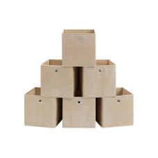 Songmics Aufbewahrungsbox 6er-Set Beige Songmics Aufbewahrungsbox 6er-Set Beige