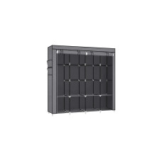 Songmics Stoffkleiderschrank Grau Songmics Stoffkleiderschrank Grau