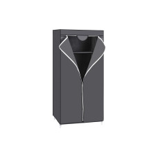 Songmics Stoffkleiderschrank mit Reissverschluss Grey Songmics Stoffkleiderschrank mit Reissverschluss Grey
