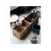 House Doctor Aufbewahrungskorb Nature 40 x 10 x 12 cm, Braun