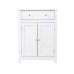 VASAGLE Badezimmerregal mit Schublade 60 x 80 cm, Weiss VASAGLE Badezimmerregal mit Schublade 60 x 80 cm, Weiss