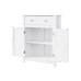 VASAGLE Badezimmerregal mit Schublade 60 x 80 cm, Weiss VASAGLE Badezimmerregal mit Schublade 60 x 80 cm, Weiss
