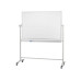 Franken Mobiles Whiteboard mit Drehfunktion 100 cm x 150 cm, Weiss