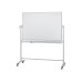 Franken Mobiles Whiteboard mit Drehfunktion 120 cm x 180 cm, Weiss