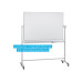 Franken Mobiles Whiteboard mit Drehfunktion 120 cm x 220 cm, Weiss