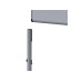 Franken Stativ Pro 142 cm x 205 cm, Grau
