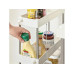 Songmics Nischenwagen 12.5 x 60 x 40 cm, Weiss