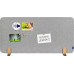 Legamaster Schreibtischtrennwand ELEMENTS 60 x 120 cm, Grau