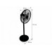 FURBER Standventilator Vayu-Basic, Schwarz