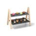 alpina Etagere Schwarz/Braun