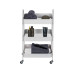 Wenko Küchenwagen Torriana 32.5/46 x 43/79 x 10 cm/31 cm, Weiss