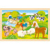 Goki Einlegepuzzle Bauernhof/Zoo 30 x 20 cm